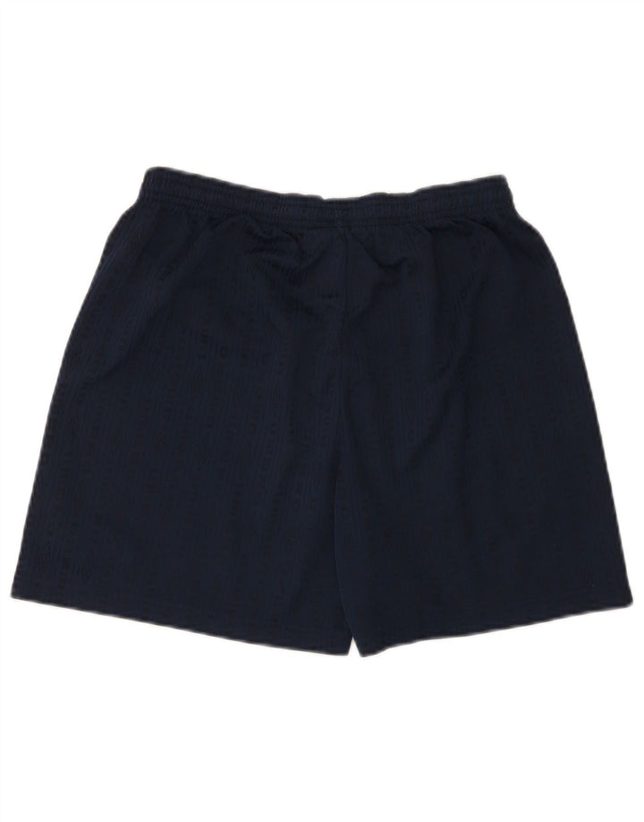 Umbro Pantalones cortos deportivos gráficos para hombre Poliéster a rayas azul marino mediano