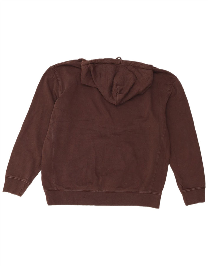 Lee - Jersey con capucha para hombre, ajuste regular, talla grande, algodón marrón