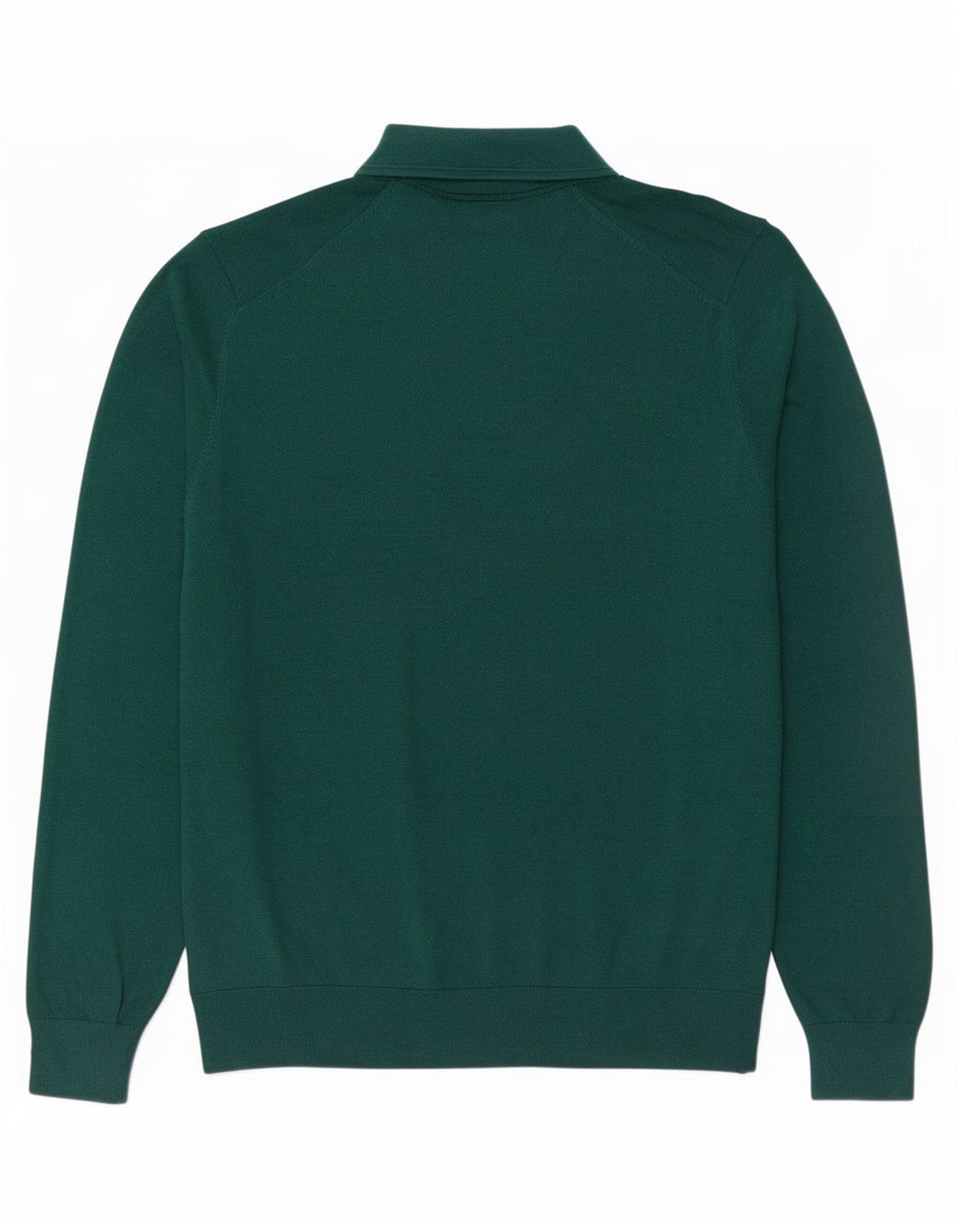 Marks & Spencer Jersey tipo polo para hombre de algodón verde medio