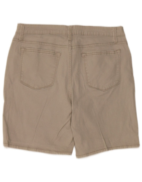 LEE Pantalones cortos de mezclilla para mujer Riders Mid Rise US 12 grande W32 algodón beige