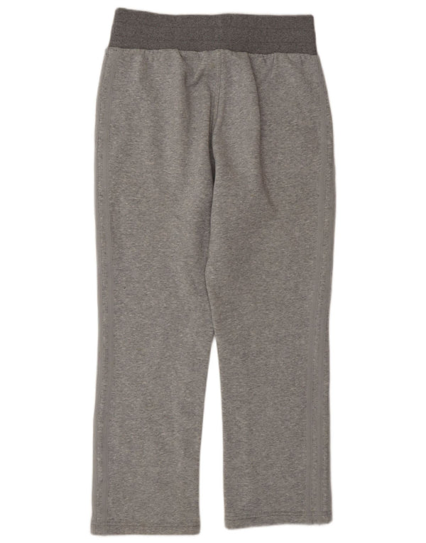 Adidas Pantalones de chándal para mujer UK 44 Gris medio Algodón con bloques de color