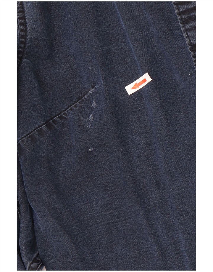 Camisa vaquera de corte regular para mujer Lee UK 40 Small Lyocell azul marino