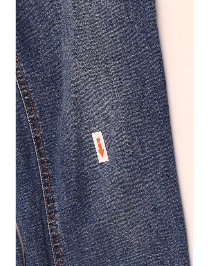 Desigual Jeans Bootcut para Mujer EU 38 Medium W28 L27 Algodón Floral Azul