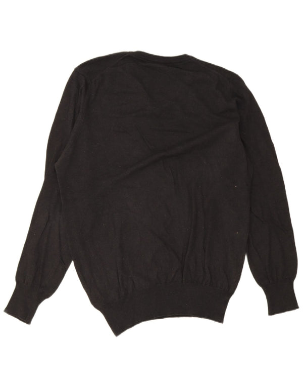 Avirex Jersey con cuello en V para hombre XL Algodón negro