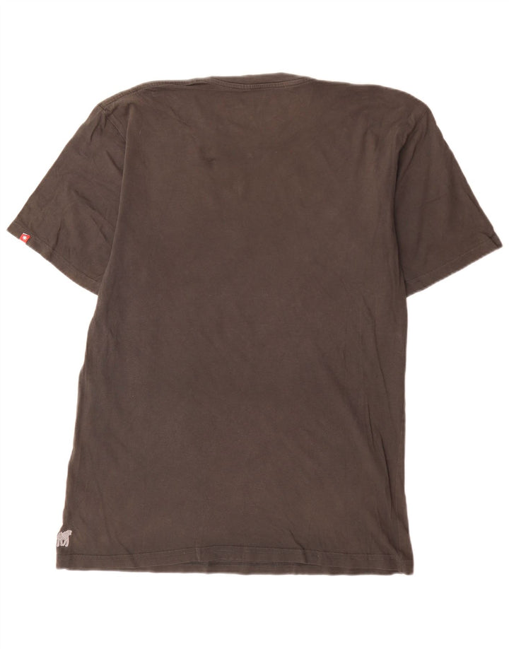 DC - Camiseta gráfica para hombre, talla grande, algodón gris