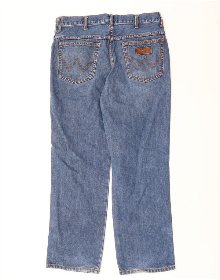 Wrangler Vaqueros rectos Ohio para hombre W34 L30 Algodón azul