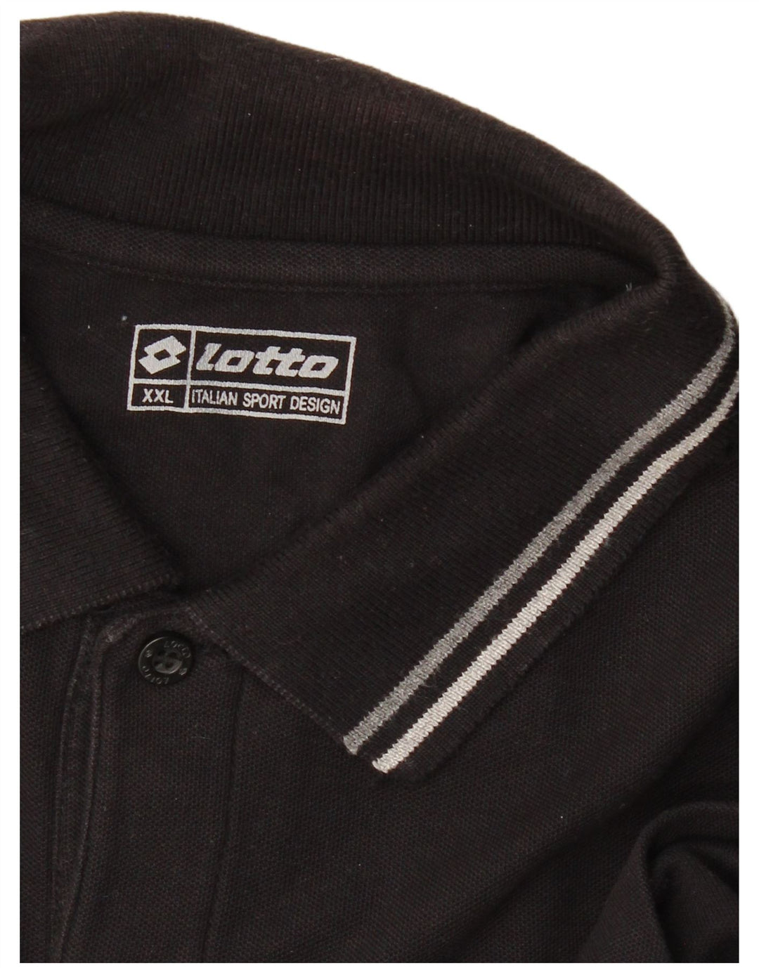 LOTTO Polo Hombre 2XL Negro