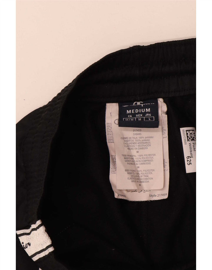 Champion Pantalones De Chándal Gráficos De Poliéster Color Block En Negro Medio
