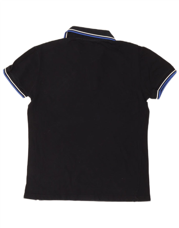 FRED PERRY Polo ligero y elástico para hombre de algodón azul marino medio