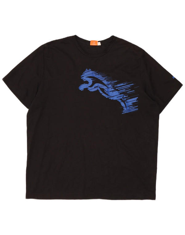 PUMA Camiseta gráfica para hombre Top XL Negro