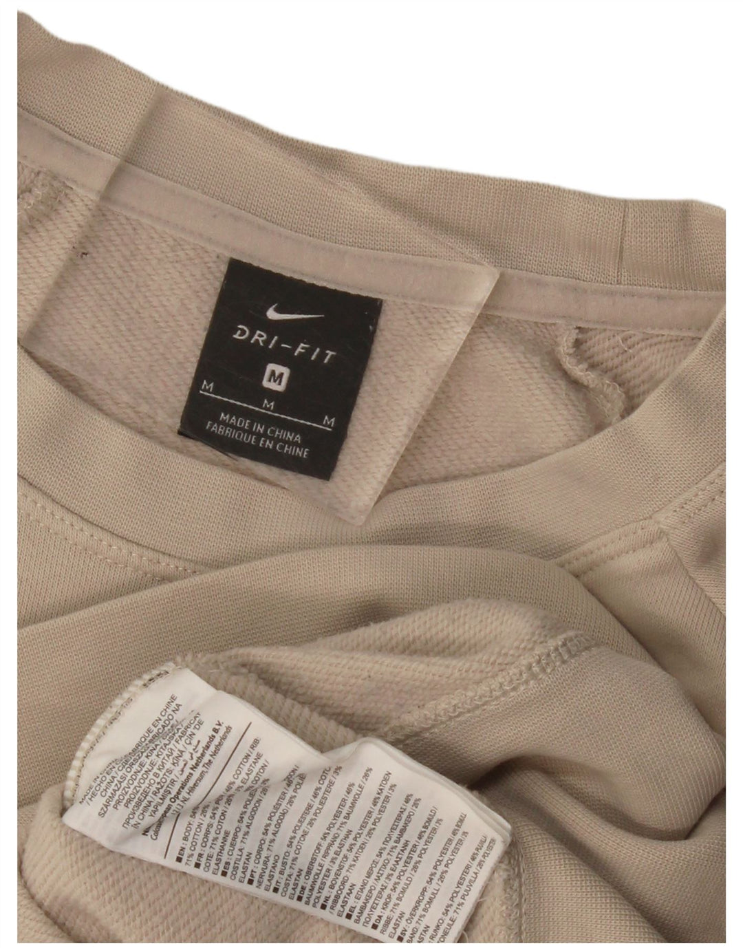 Nike Dri Fit Graphic - Sudadera extragrande para mujer, talla 40, color gris medio