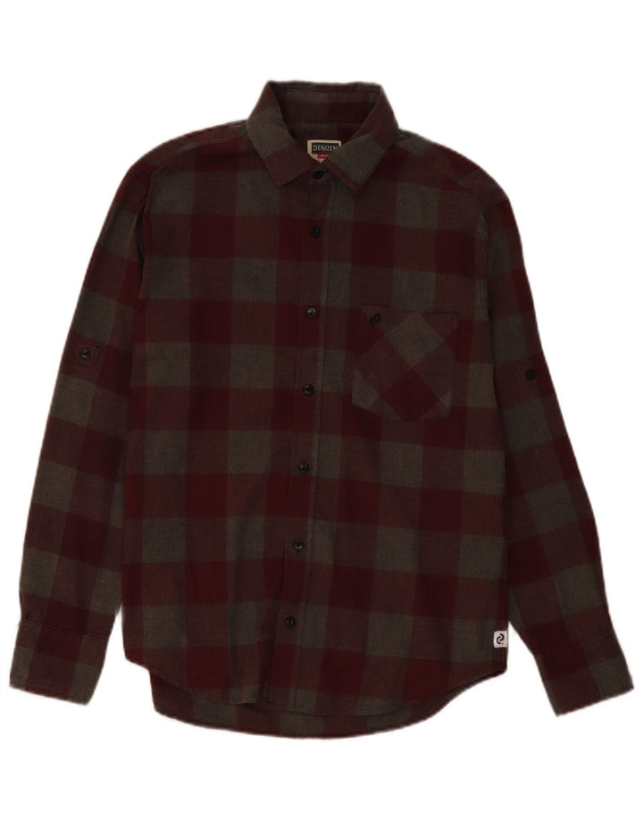 Camisa de franela Denizen para hombre Levi's Small Grey Gingham