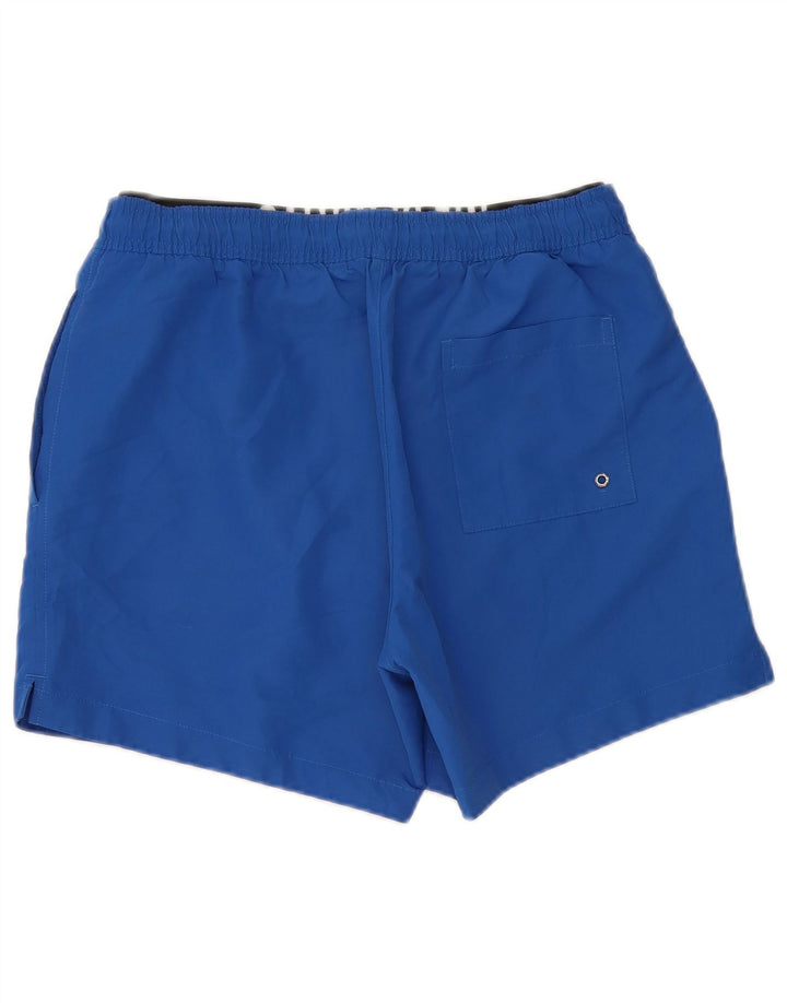 Calvin Klein Shorts De Baño Gráfico Para Hombre Poliéster Azul Medio