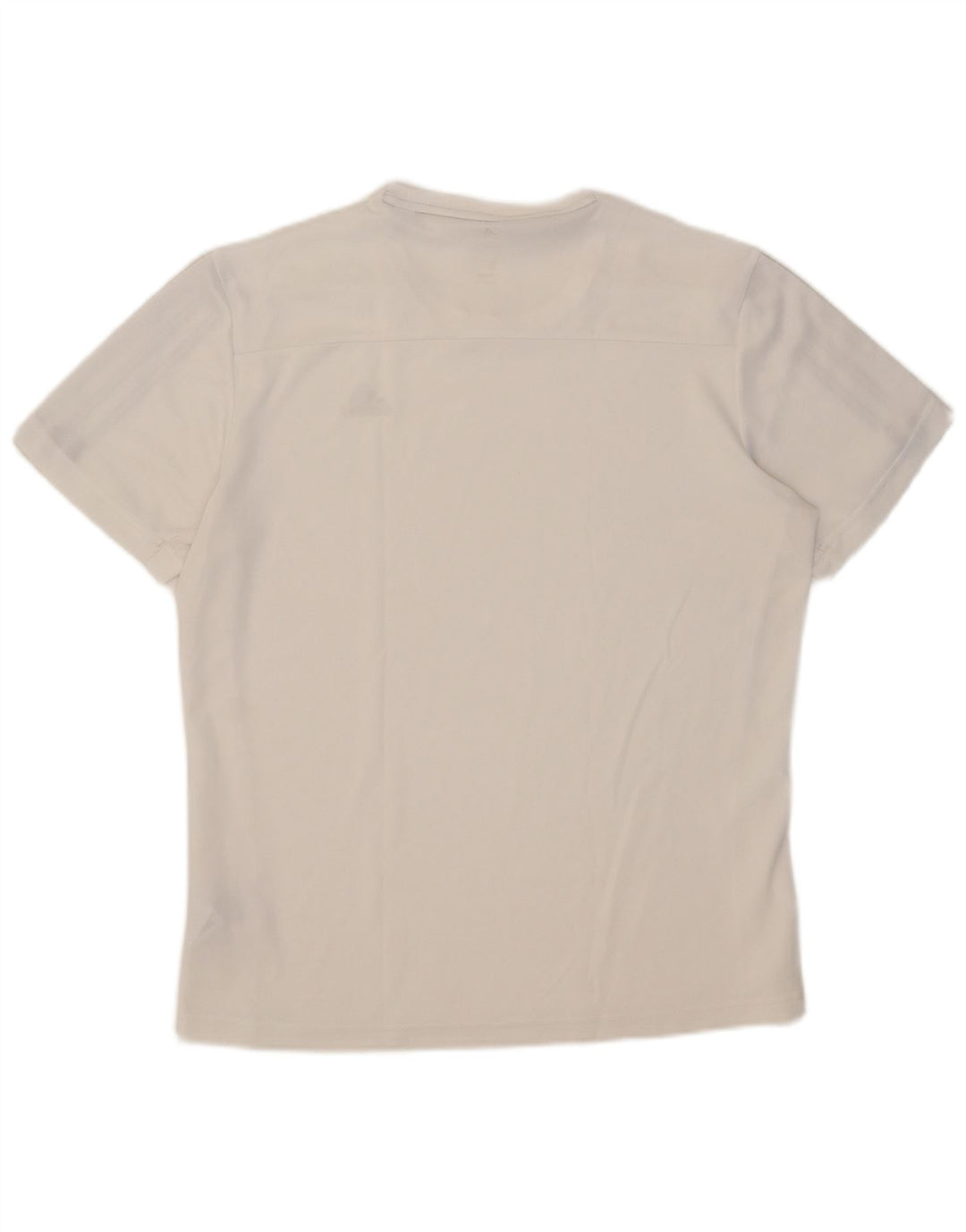 Adidas Mens Climalite Camiseta Top Medio Blanco Poliéster
