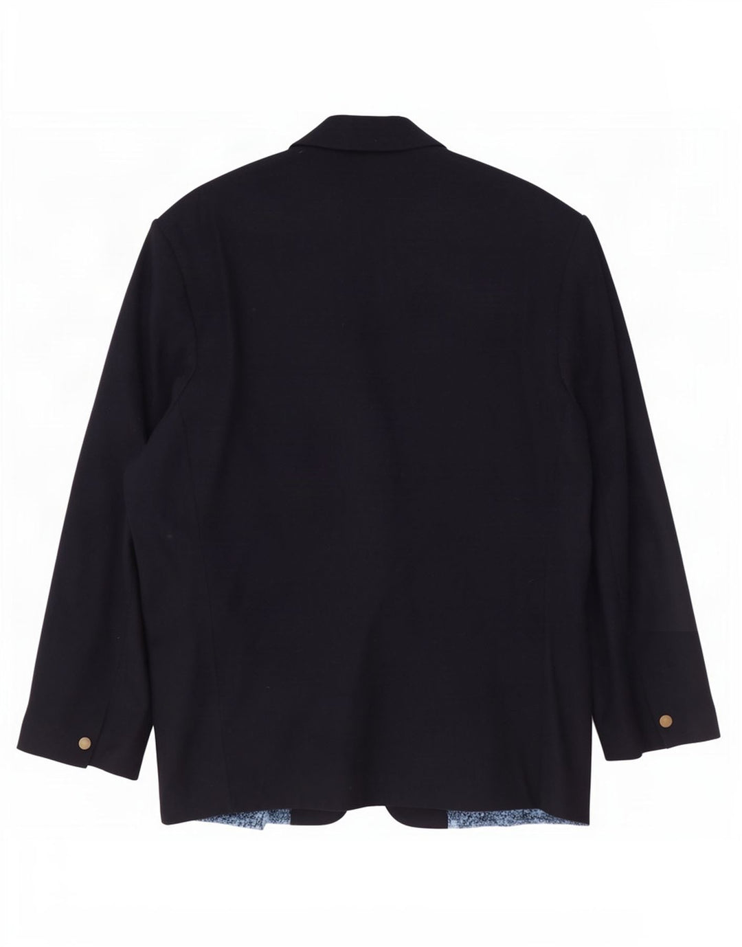 Pollini Chaqueta tipo blazer de 2 botones para hombre UK 38 Mediana lana azul marino