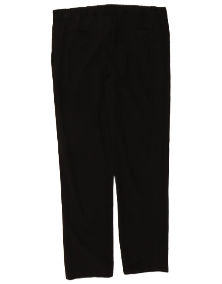 Marks & Spencer Pantalones de traje rectos para hombre W34 L29 Negro