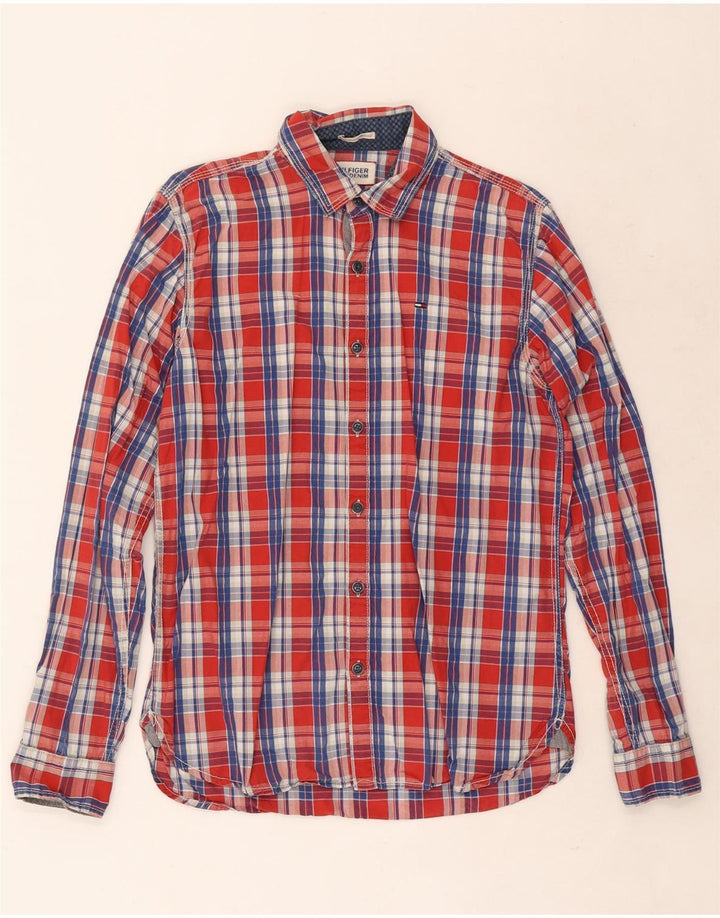 Camisa Tommy Hilfiger Hombre Small Red Check Cotton