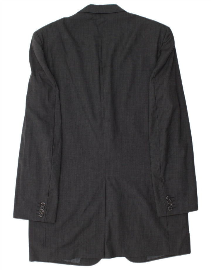 Carlo Pignatelli Chaqueta tipo blazer de 3 botones para hombre IT 50 Large Gris Lana virgen