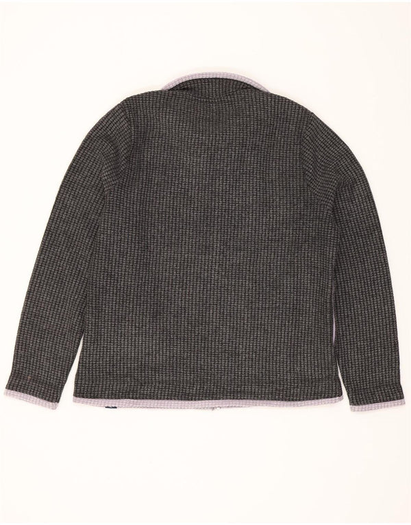 Weird Fish Chaqueta polar para mujer UK 46 Poliéster gris grande