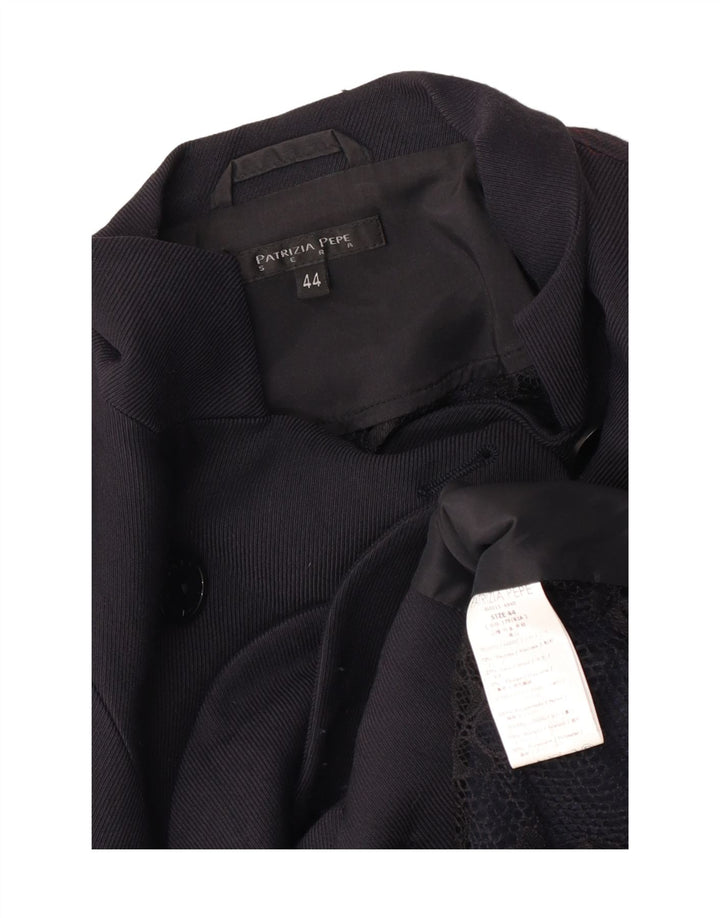 Patrizia Pepe Chaqueta Blazer De Doble Botonadura Para Mujer IT 44 Azul Marino Medio