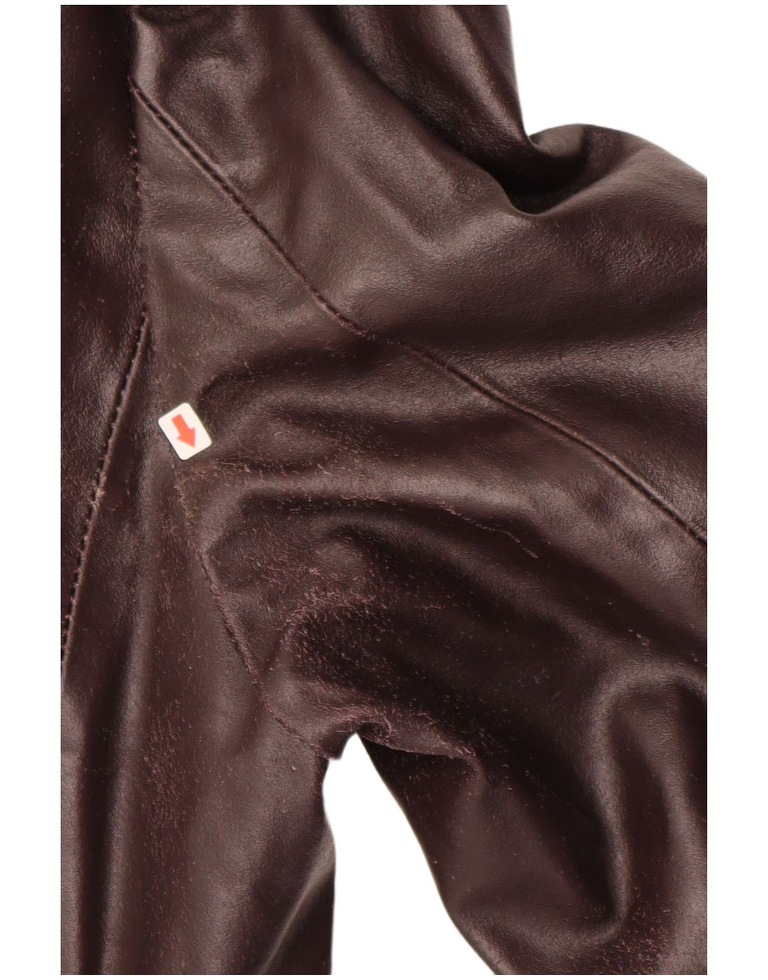 METROPOLITAN Abrigo de cuero para hombre IT 50 Cuero marrón grande