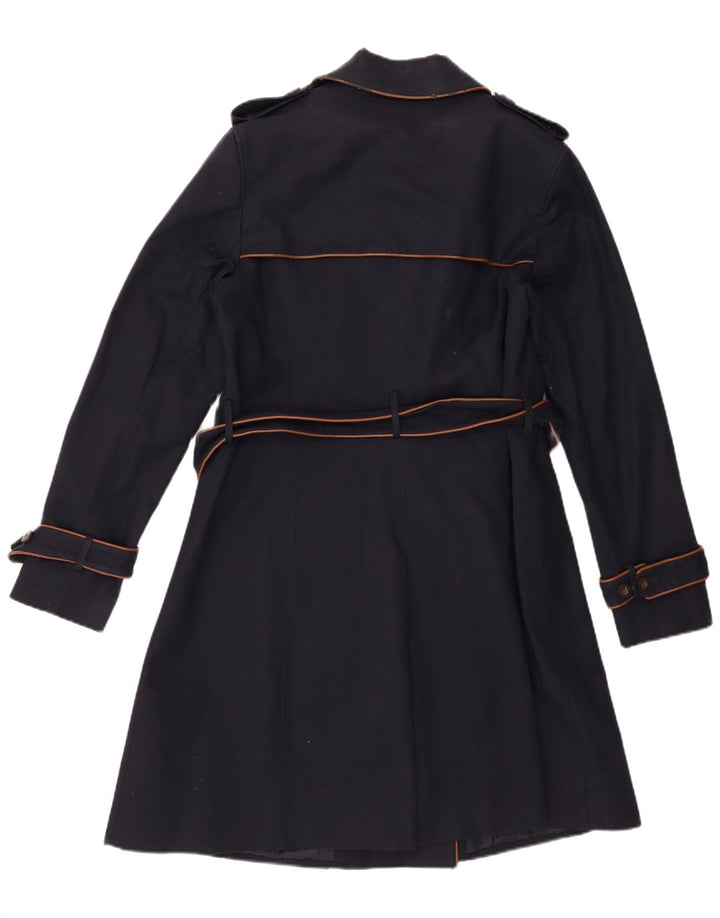 Hobbs Gabardina para mujer Reino Unido 16 Grande Azul marino Algodón