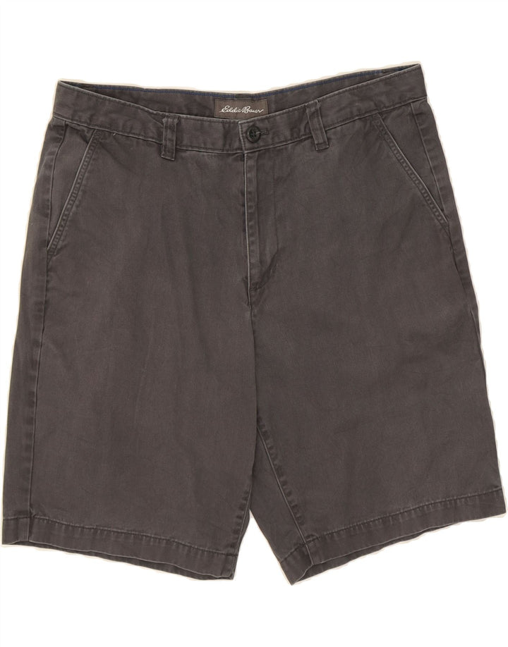 EDDIE BAUER Mens Chino Shorts W34 Large Grey Cotton Vintage Eddie Bauer and Second-Hand Eddie Bauer from Messina Hembry 