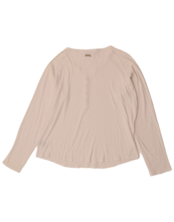Columbia Top Mujer Manga Larga ES 40 XL Algodón Blanco