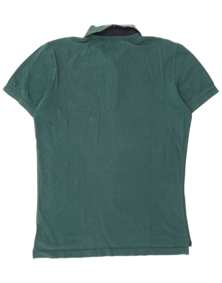 ENERGIE Polo para hombre de algodón verde grande