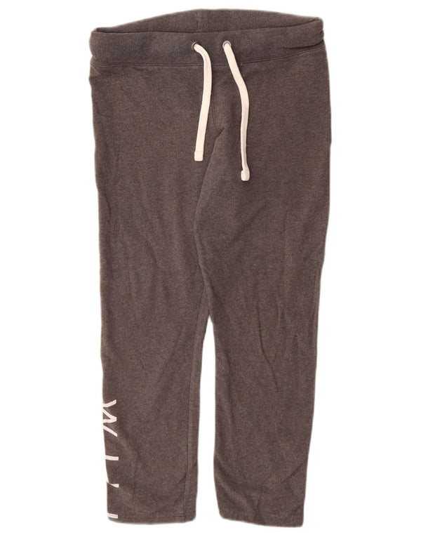 JACK WILLS Pantalones de chándal cortos gráficos para mujer UK 6 XS Algodón gris