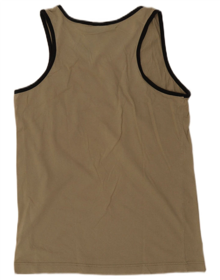 Camiseta Sin Mangas Kappa Hombre Beige Medio Algodón