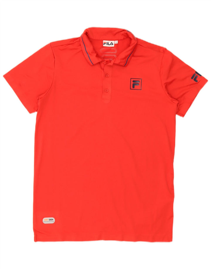 Polo Fila Hombre Pequeño Poliéster Rojo