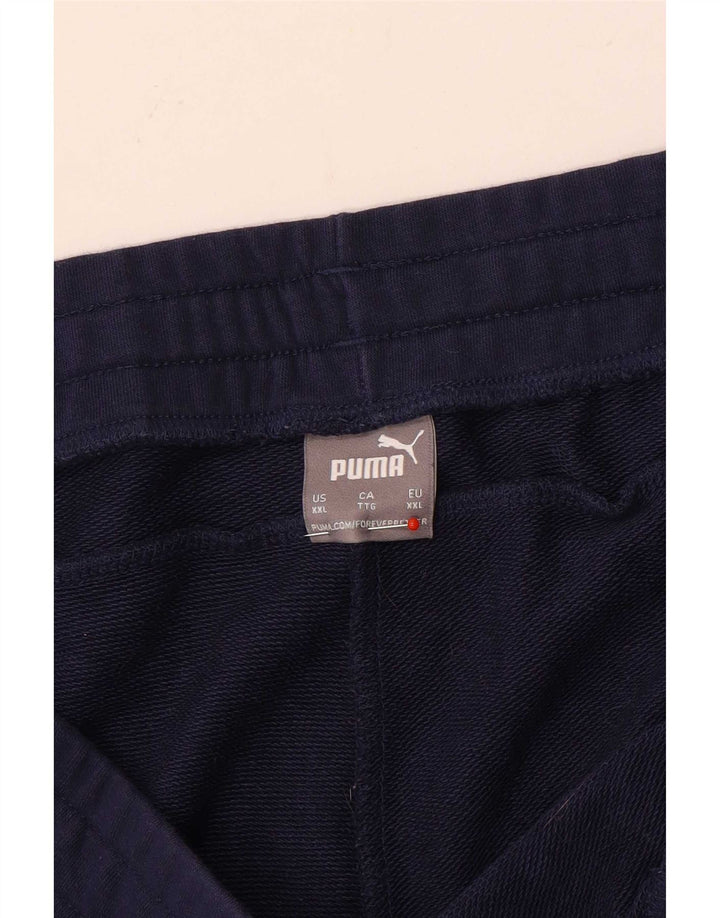 Puma Pantalones de Chándal para Hombre Joggers 2XL Azul Marino