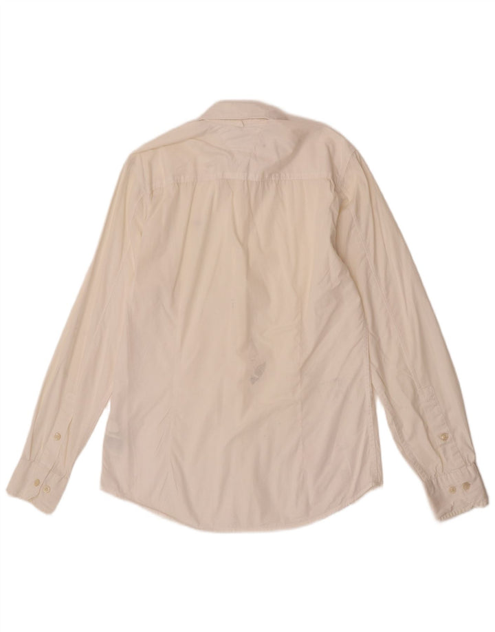 Tommy Hilfiger Camisa Slim Fit De Algodón Blanco Pequeño para Hombre