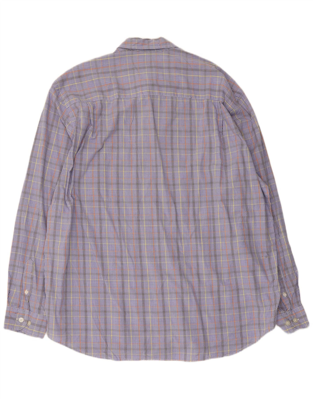 Eddie Bauer Camisa Hombre XL Algodón A Cuadros Azul