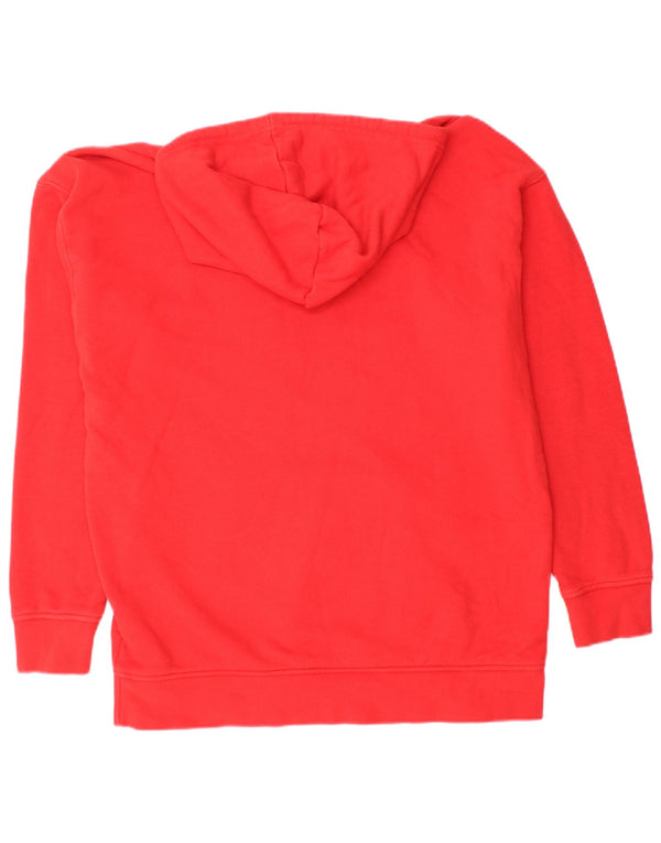 Adidas - Sudadera con capucha para mujer, talla grande, color rojo, algodón
