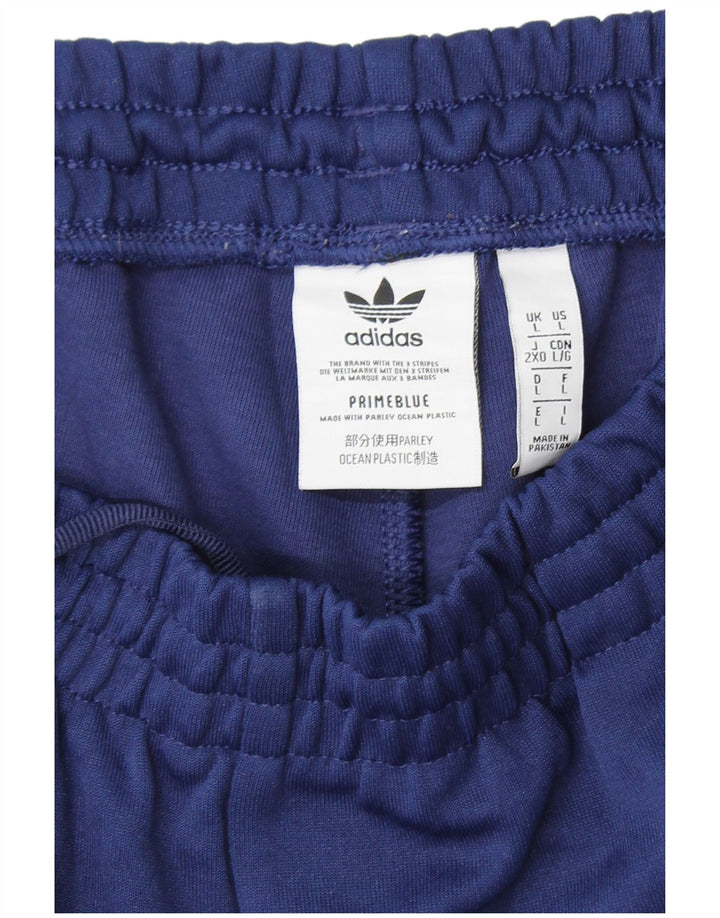 ADIDAS Hombre Chándal Pantalones Joggers Grande Azul Marino Poliéster