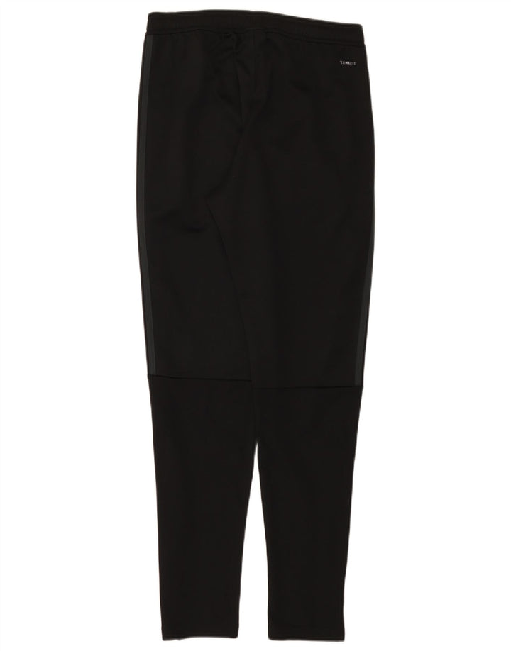 Adidas Mens Climalite Chándal Pantalones Pequeños Negro Poliéster