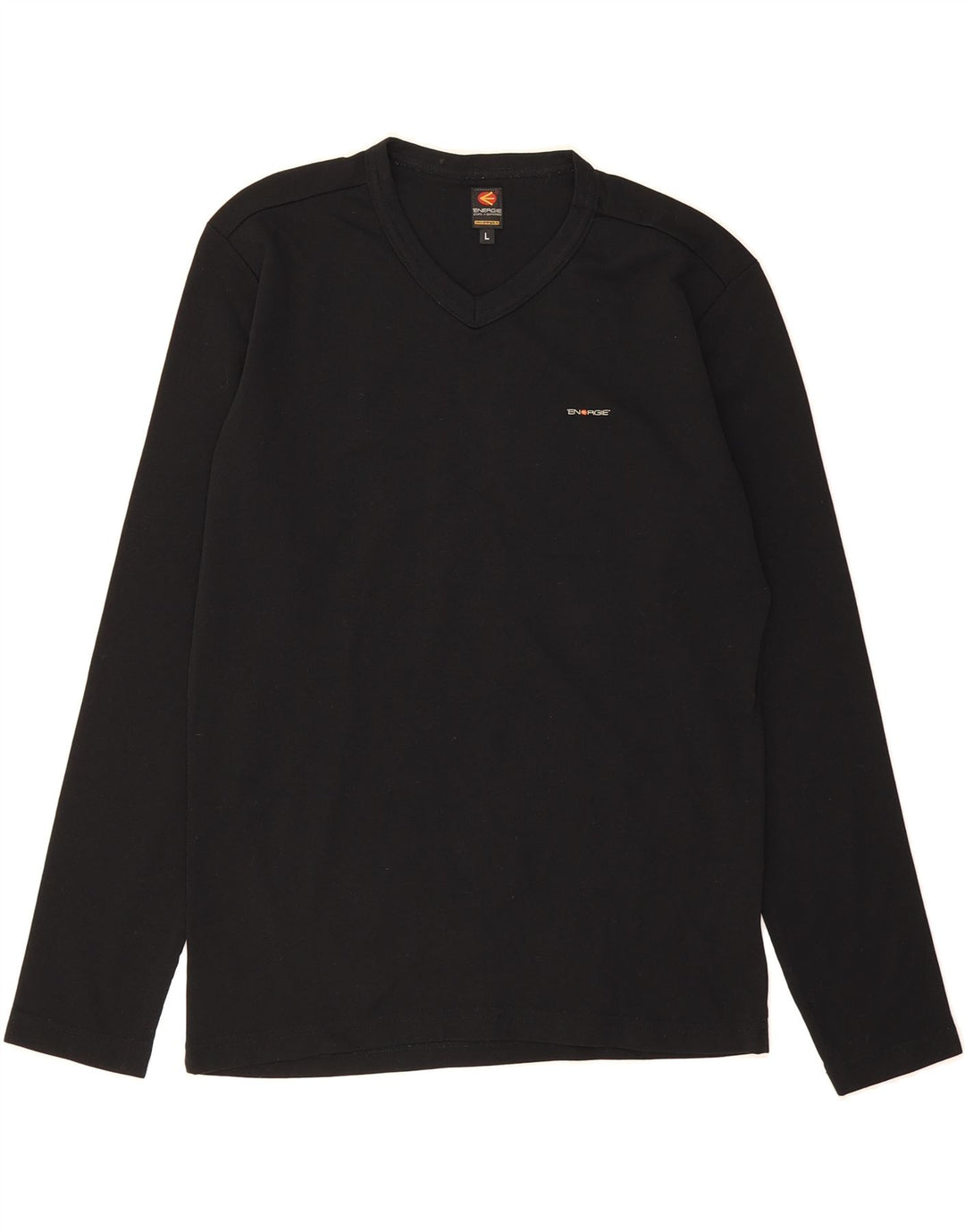 ENERGIE Womens Top Long Sleeve UK 16 Large Black Polyamide Vintage Energie and Second-Hand Energie from Messina Hembry 