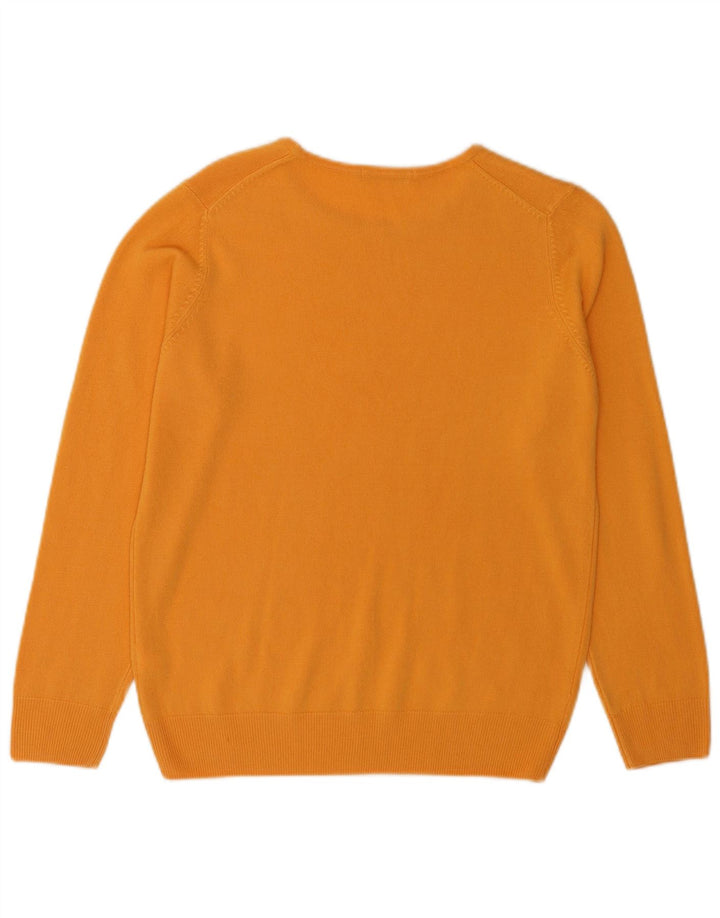 Marks & Spencer Jersey de cuello redondo para mujer UK 40 Acrílico naranja mediano