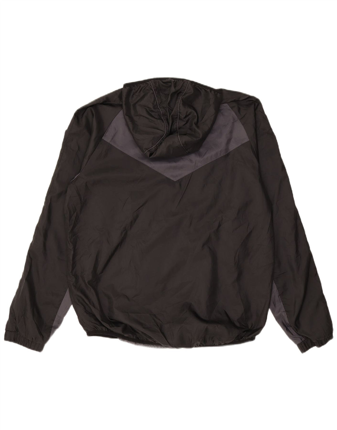 PUMA Chaqueta superior de chándal con capucha para hombre Poliéster color block negro grande