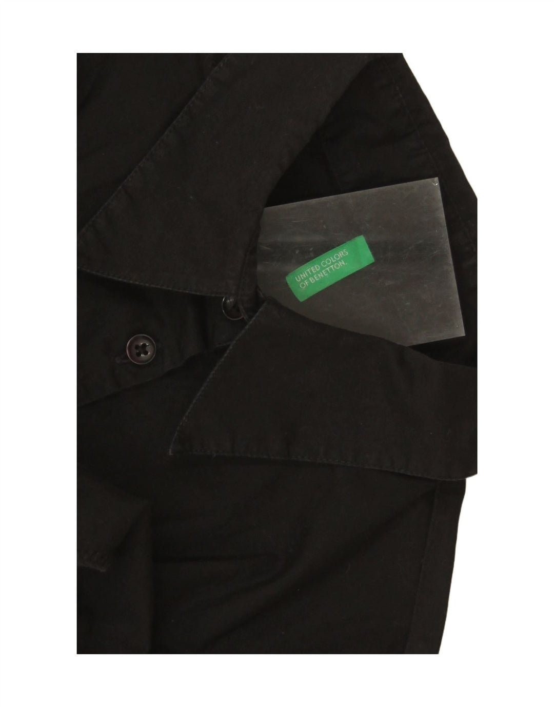 Benetton Body Camisero De Manga Larga Mujer EU 40 Medium Negro