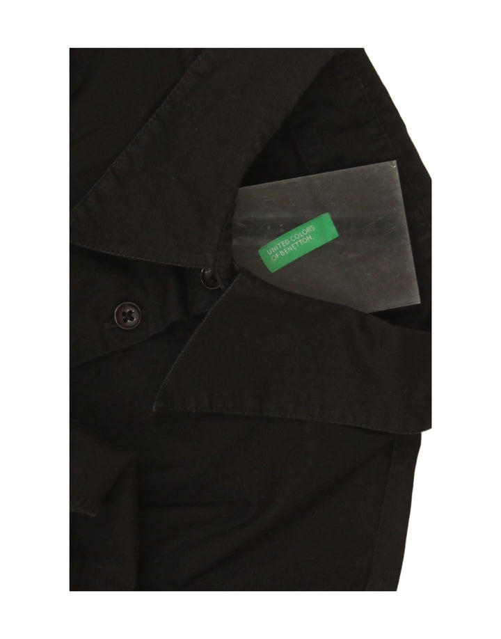 Benetton Body Camisero De Manga Larga Mujer EU 40 Medium Negro