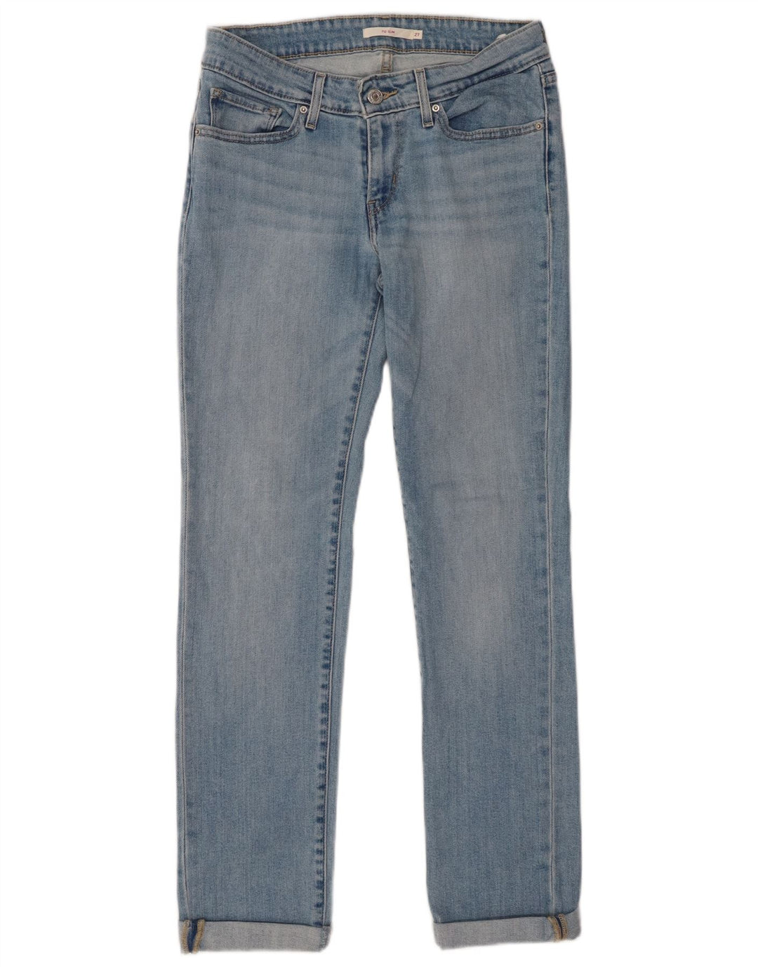 Vaqueros Levi's Mujer 712 Slim W27 L30 Algodón Azul