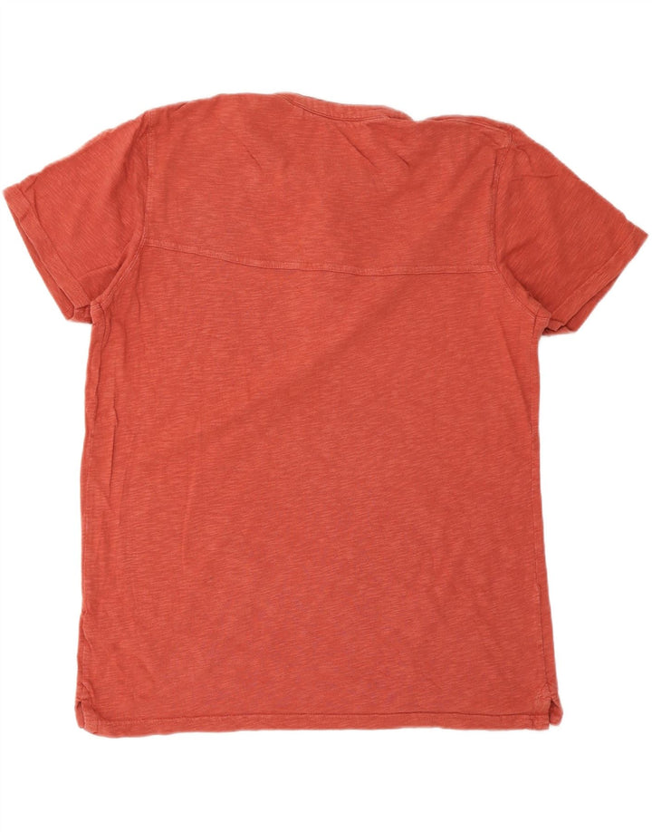 Camiseta para hombre Fat Face Top pequeño de algodón rojo