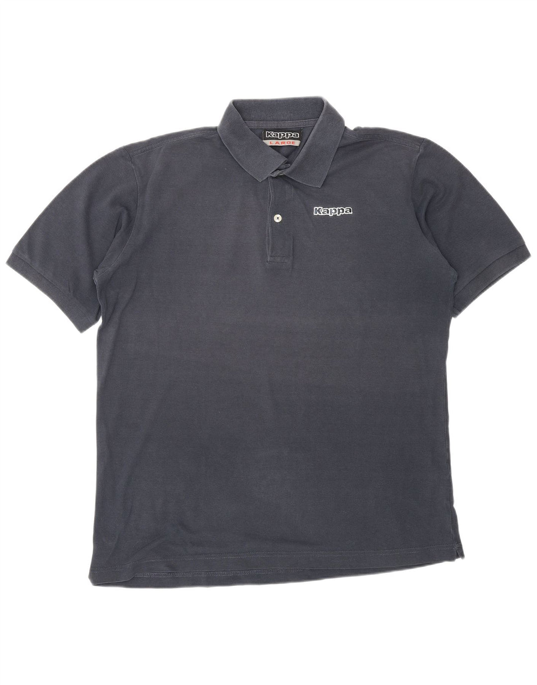 KAPPA Polo para hombre grande azul marino algodón