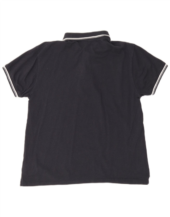 Sergio Tacchini Polo Hombre Algodón Azul Marino Mediano