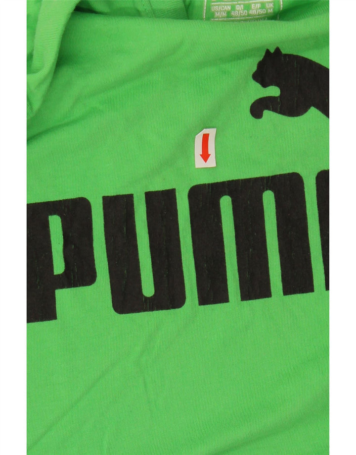 Camiseta Puma Graphic Top Verde Medio |