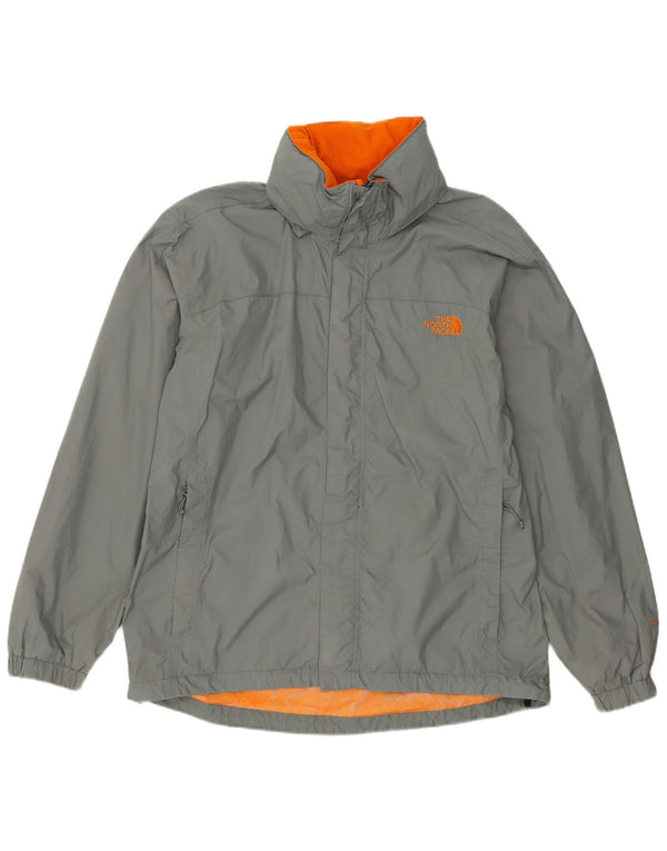 The North Face Chaqueta impermeable con capucha para hombre UK 38 Nylon gris medio