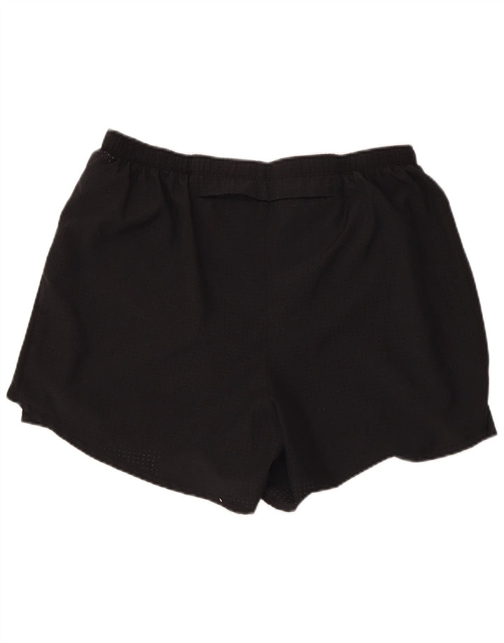 NIKE Pantalones cortos deportivos Dri Fit Graphic para hombre XL Poliéster negro